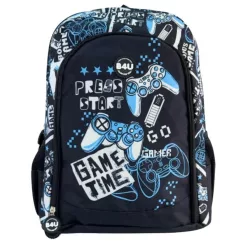 Gamer Press Start iskolatáska, táska 43 cm