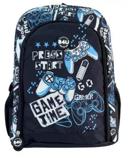 Gamer Press Start iskolatáska, táska 43 cm