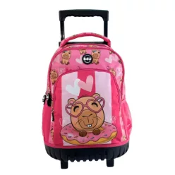 Kapibara Donut prémium gurulós iskolatáska, táska 44 cm