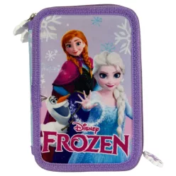   Disney Jégvarázs Winter Magic tolltartó töltött 3 emeletes Giotto