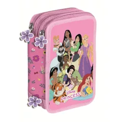  Disney Hercegnők Blossom tolltartó töltött 3 emeletes Giotto