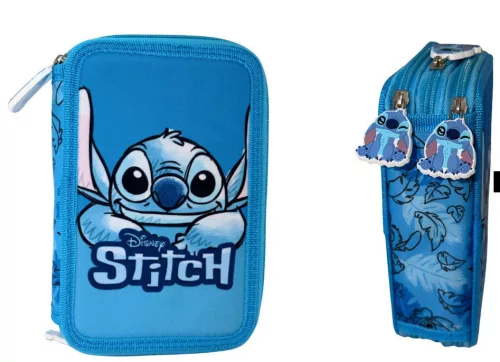 Disney Lilo és Stitch, A csillagkutya Abstract tolltartó töltött 3 emeletes Giotto