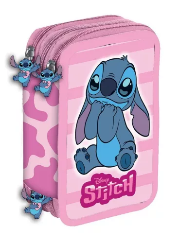 Disney Lilo és Stitch, A csillagkutya Lovely tolltartó töltött 3 emeletes Giotto