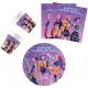 K-pop Démonvadászok Honmoon party szett 36 db-os 23 cm-es tányérral