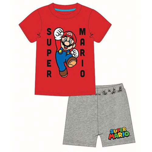 Super Mario gyerek rövid pizsama 10 év/140 cm