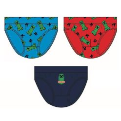   Minecraft gyerek fehérnemű, alsó 3 darab/csomag 10 év/140 cm