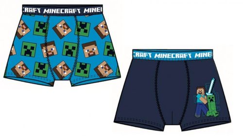 Minecraft gyerek boxeralsó 2 darab/csomag 12 év/152 cm