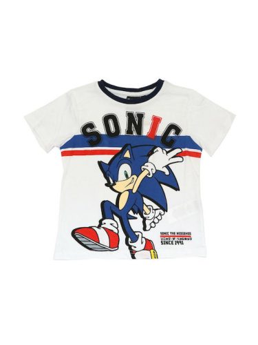 Sonic, a sündisznó gyerek rövid póló, felső 3 év/98 cm