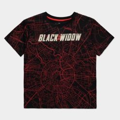   Bosszúállók, Marvel Black Widow Női Póló M-es - City Map