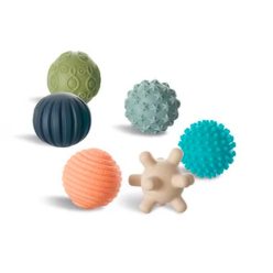 Baby puha érzékelést fejlesztő ladba, 6 db