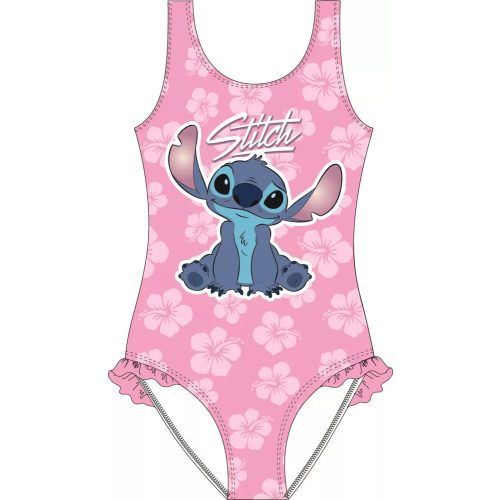 Disney Lilo és Stitch, A csillagkutya Pink Hibiscus gyerek fürdőruha, úszó 4 év/104 cm