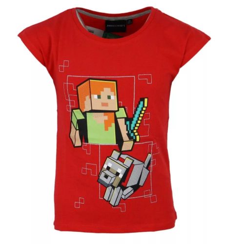 Minecraft gyerek rövid póló, felső 6 év/116 cm