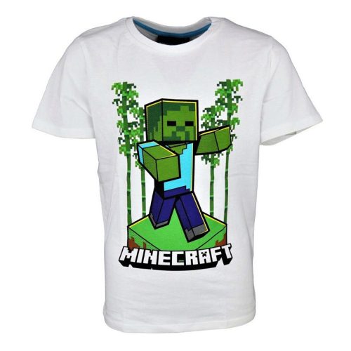 Minecraft gyerek rövid póló, felső 12 év/152 cm