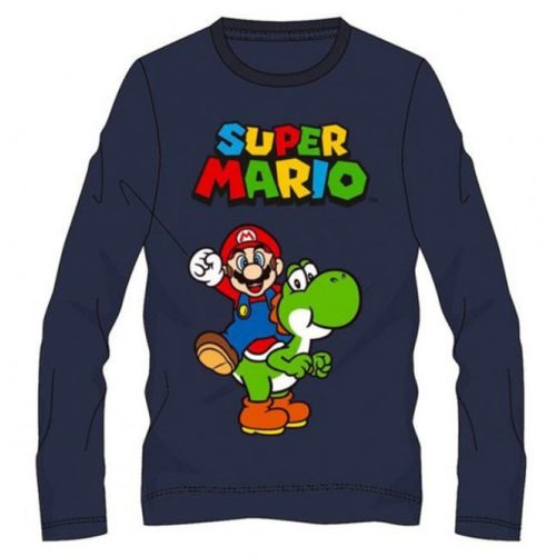 Super Mario gyerek hosszú ujjú póló, felső 4 év/104 cm