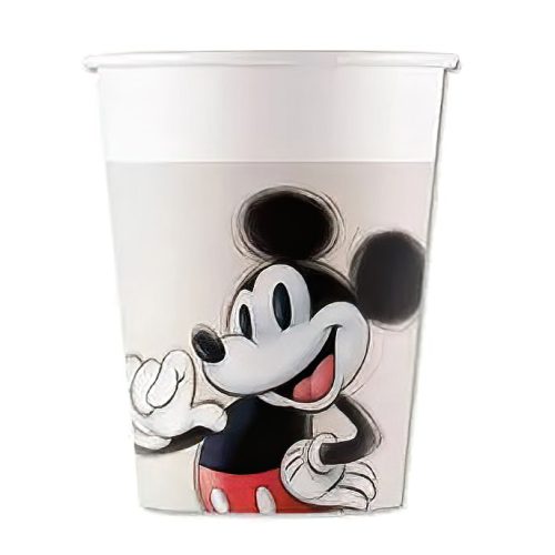 Disney Mickey papír pohár 8 db-os 200 ml FSC