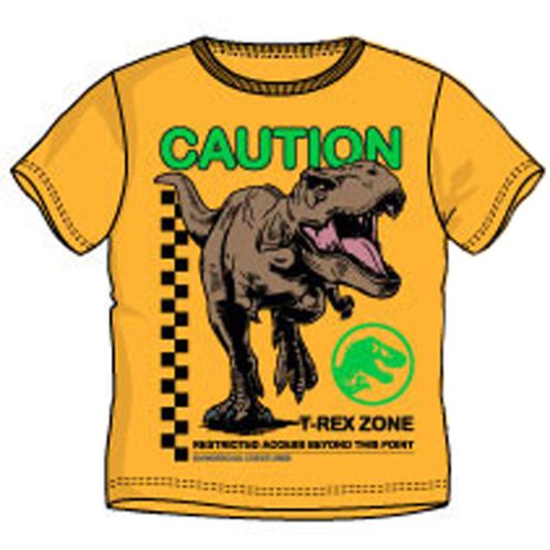 Jurassic World Caution gyerek rövid póló, felső 8 év/128 cm