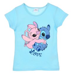   Disney Lilo és Stitch, A csillagkutya Love gyerek rövid póló, felső 3 év / 98 cm