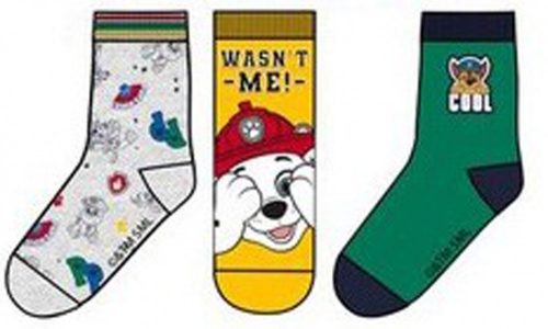 Mancs Őrjárat gyerek zokni 31/34