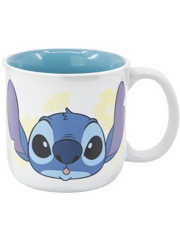 Disney Lilo és Stitch mikrózható reggeliző kerámia bögre