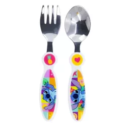   Disney Lilo és Stitch, A csillagkutya fém evőeszköz készlet - 2 darabos