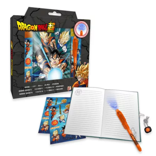 Dragon Ball Power Up napló + mágikus toll szett