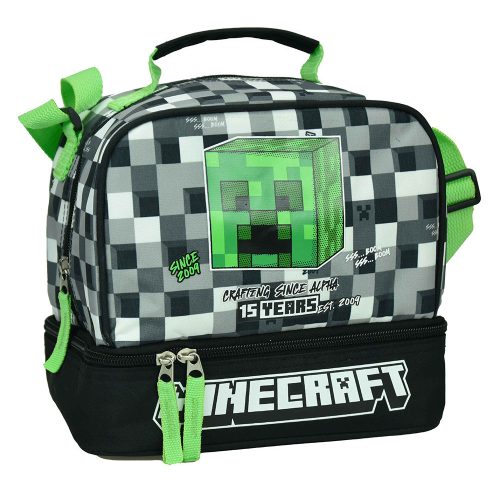 Minecraft Grey Stone thermo uzsonnás táska 21 cm