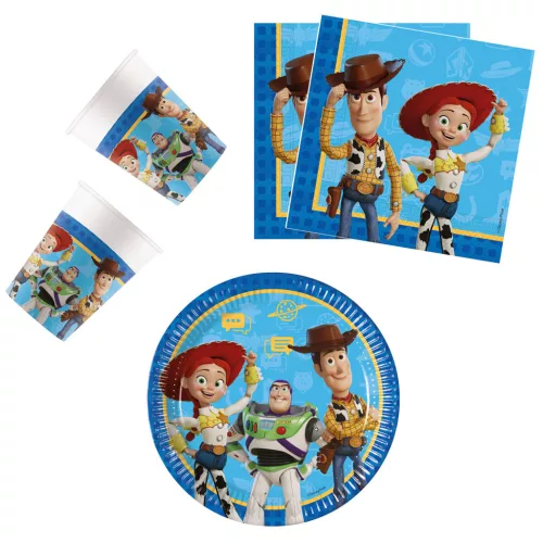 Disney Játékháború On a Mission party szett 36 db-os 23 cm-es tányérral