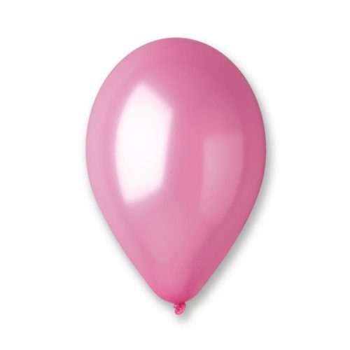 Metal Pink, Rózsaszín léggömb, lufi 100 db-os 10 inch (26 cm)