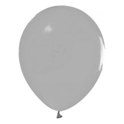 Szürke Pastel Grey léggömb, lufi 10 db-os 12 inch (30 cm)