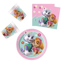   Mancs Őrjárat Skye and Everest party szett 36 db-os 20 cm-es tányérral