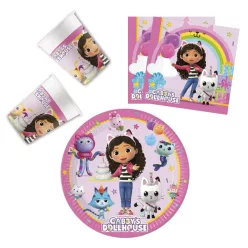   Gabi babaháza Friends party szett 36 db-os 23 cm-es tányérral