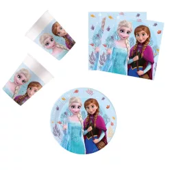   Disney Jégvarázs Idyllic Wonder party szett 36 db-os 23 cm-es tányérral