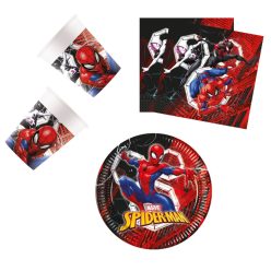   Pókember World of Webs party szett 36 db-os 23 cm-es tányérral