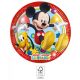 Disney Playful Mickey papírtányér 8 db-os 19,5 cm FSC