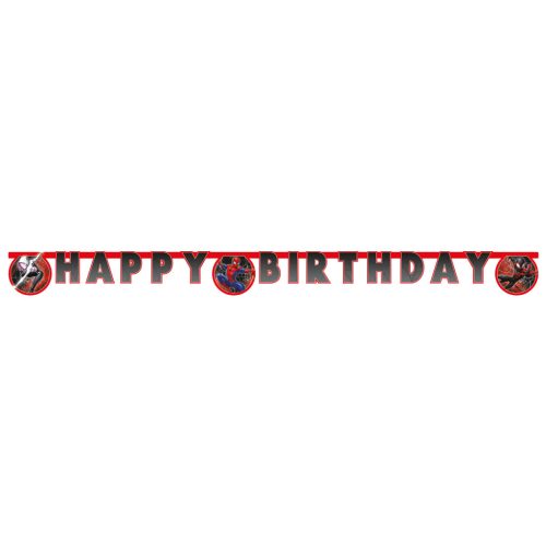 Pókember World of Webs Happy Birthday felirat FSC 2 m