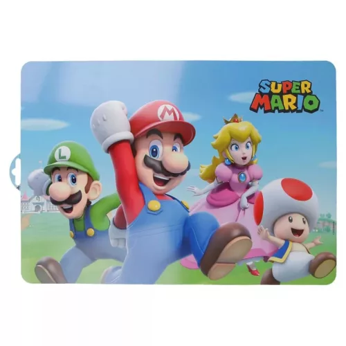 Super Mario Tányéralátét 43x28 cm