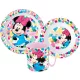 Disney Minnie étkészlet, micro műanyag szett