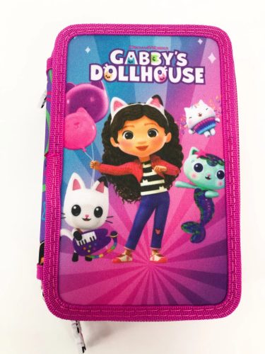 Gabbi babaháza gyerek három emeletes töltött tolltartó