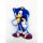 Sonic a sündisznó Smirk formapárna, díszpárna 30x18 cm