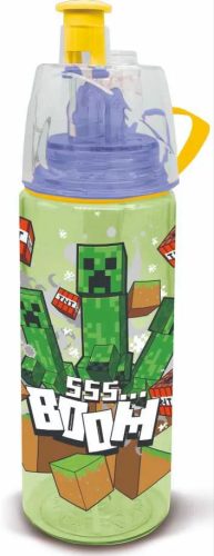 Minecraft Boom gyerek sport kulacs párásító funkcióval 575ml