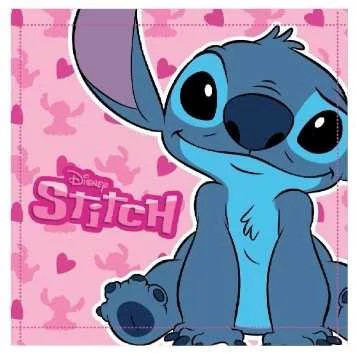 Disney Lilo és Stitch, A csillagkutya Pink Hibiscus kéztörlő, arctörlő, törölköző 30x30cm