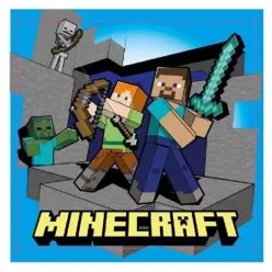  Minecraft Hero kéztörlő, arctörlő, törölköző 30x30cm