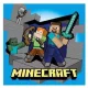 Minecraft Hero kéztörlő, arctörlő, törölköző 30x30cm