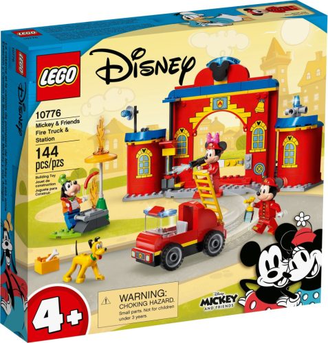 LEGO® 10776 Mickey és barátai tűzoltóság és tűzoltóautó | 144 db építőkocka