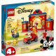 LEGO® 10776 Mickey és barátai tűzoltóság és tűzoltóautó | 144 db építőkocka