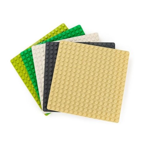 WANGE® 8802 - LEGO kompatibilis építőjáték alaplap - 16×16 bütyök - fekete