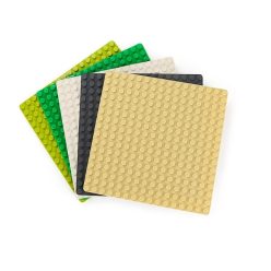   WANGE® 8802 - LEGO kompatibilis építőjáték alaplap - 16×16 bütyök - világosszürke