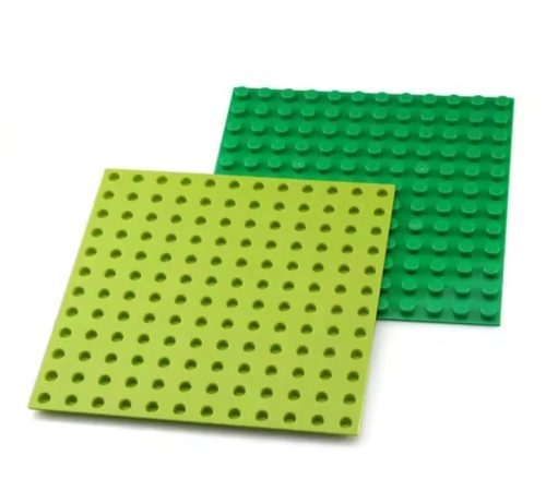 WANGE® 900 - DUPLO kompatibilis építőjáték alaplap - 12×12 bütyök - barna