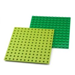   WANGE® 900 - DUPLO kompatibilis építőjáték alaplap - 12×12 bütyök - világosszürke