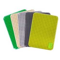   WANGE® 901 - DUPLO kompatibilis építőjáték alaplap nagy méretű kockákhoz - 24×17 bütyök - barna